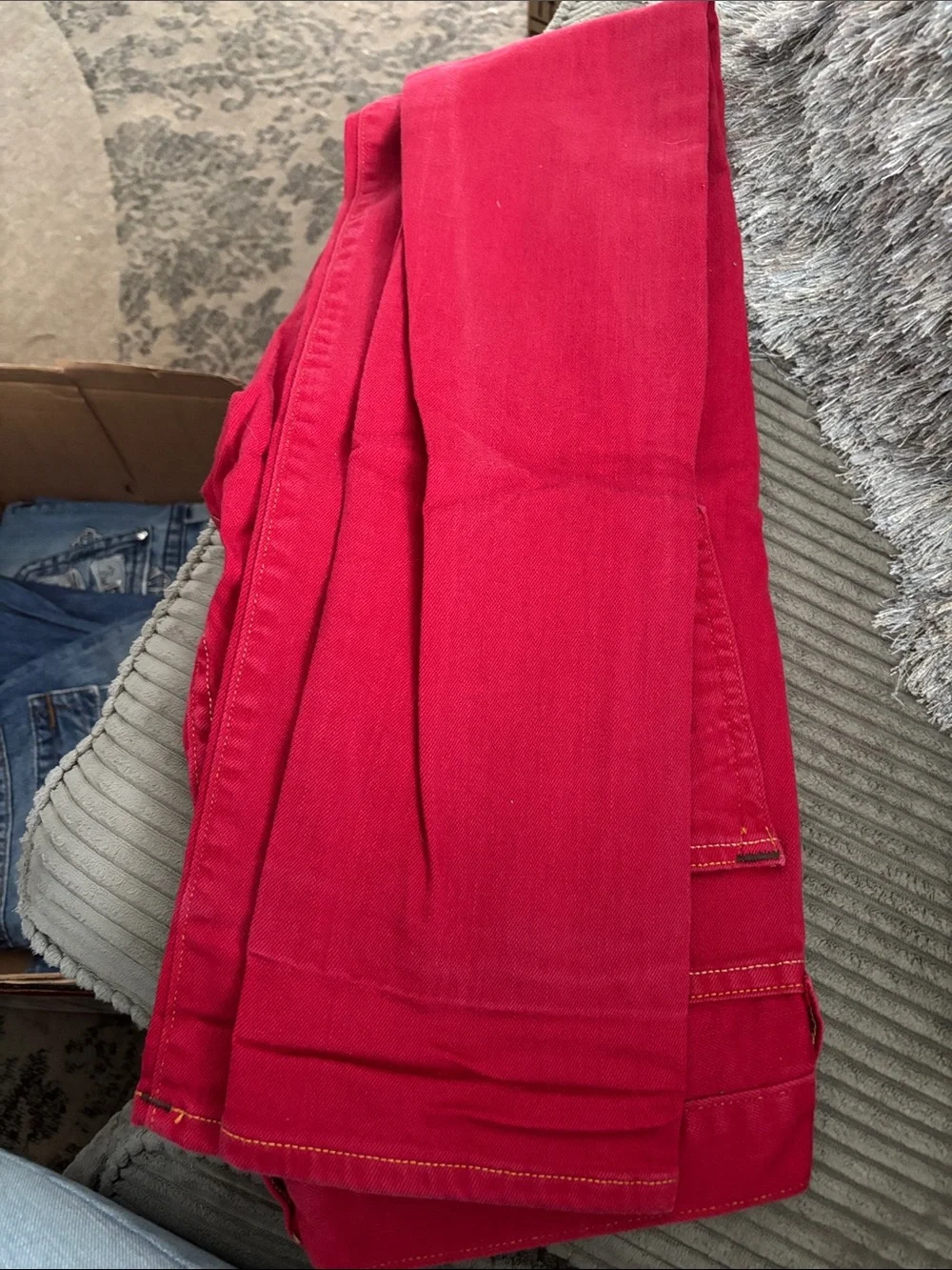True Religion Slim Jeans in Red
